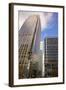 Skyscrapers in Canary Wharf, London's Financial and Bsiness District Quarter-Veneratio-Framed Photographic Print