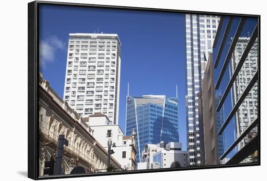 Skyscrapers in Downtown Auckland, North Island, New Zealand, Pacific-Ian-Framed Photographic Print