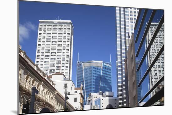 Skyscrapers in Downtown Auckland, North Island, New Zealand, Pacific-Ian-Mounted Photographic Print