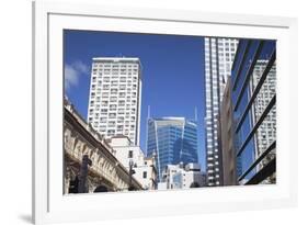 Skyscrapers in Downtown Auckland, North Island, New Zealand, Pacific-Ian-Framed Photographic Print