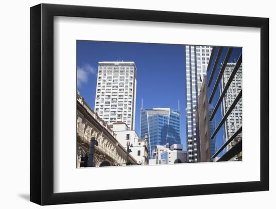 Skyscrapers in Downtown Auckland, North Island, New Zealand, Pacific-Ian-Framed Photographic Print