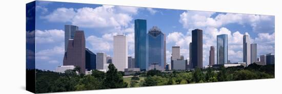 Skyscrapers in Houston, Texas, USA-null-Stretched Canvas