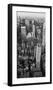 Skyscrapers in Manhattan II-Vadim Ratsenskiy-Framed Art Print