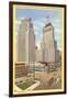 Skyscrapers in Newark, New Jersey-null-Framed Art Print