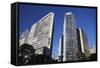 Skyscrapers in Praca Sete, Belo Horizonte, Minas Gerais, Brazil, South America-Ian Trower-Framed Stretched Canvas