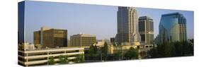 Skyscrapers in Sacramento, California, USA-null-Stretched Canvas