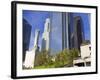 Skyscrapers in the Bunker Hill District, Los Angeles, California, USA-Richard Cummins-Framed Photographic Print