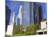 Skyscrapers in the Bunker Hill District, Los Angeles, California, USA-Richard Cummins-Mounted Photographic Print