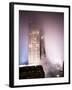 Skyscrapers in the Fog by Night at Downtown Manhattan-Philippe Hugonnard-Framed Premium Photographic Print