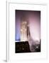 Skyscrapers in the Fog by Night at Downtown Manhattan-Philippe Hugonnard-Framed Art Print