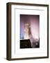 Skyscrapers in the Fog by Night at Downtown Manhattan-Philippe Hugonnard-Framed Art Print