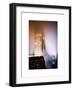 Skyscrapers in the Fog by Night at Downtown Manhattan-Philippe Hugonnard-Framed Art Print