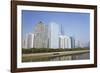 Skyscrapers in Zhujiang New Town Area, Guangzhou, Guangdong, China, Asia-Ian Trower-Framed Photographic Print