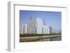 Skyscrapers in Zhujiang New Town Area, Guangzhou, Guangdong, China, Asia-Ian Trower-Framed Photographic Print