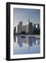 Skyscrapers in Zhujiang New Town, Tian He, Guangzhou, Guangdong, China, Asia-Ian Trower-Framed Premium Photographic Print