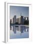 Skyscrapers in Zhujiang New Town, Tian He, Guangzhou, Guangdong, China, Asia-Ian Trower-Framed Premium Photographic Print