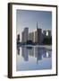 Skyscrapers in Zhujiang New Town, Tian He, Guangzhou, Guangdong, China, Asia-Ian Trower-Framed Photographic Print