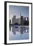 Skyscrapers in Zhujiang New Town, Tian He, Guangzhou, Guangdong, China, Asia-Ian Trower-Framed Photographic Print