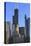 Skyscrapers Including Willis Tower-Amanda Hall-Stretched Canvas