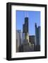 Skyscrapers Including Willis Tower-Amanda Hall-Framed Photographic Print