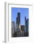 Skyscrapers Including Willis Tower-Amanda Hall-Framed Photographic Print