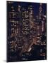 Skyscrapers Lit Up as Evening Descends-Andreas Feininger-Mounted Photographic Print