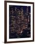 Skyscrapers Lit Up as Evening Descends-Andreas Feininger-Framed Photographic Print