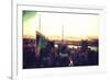 Skyscrapers Nightfall-Philippe Hugonnard-Framed Giclee Print