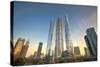 Skyscrapers of Lujiazui, Jin Mao Tower and Shanghai Tower, China-Andy Brandl-Stretched Canvas