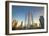 Skyscrapers of Lujiazui, Jin Mao Tower and Shanghai Tower, China-Andy Brandl-Framed Photographic Print