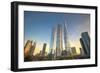 Skyscrapers of Lujiazui, Jin Mao Tower and Shanghai Tower, China-Andy Brandl-Framed Photographic Print