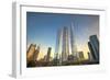 Skyscrapers of Lujiazui, Jin Mao Tower and Shanghai Tower, China-Andy Brandl-Framed Photographic Print