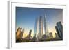 Skyscrapers of Lujiazui, Jin Mao Tower and Shanghai Tower, China-Andy Brandl-Framed Photographic Print