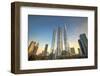 Skyscrapers of Lujiazui, Jin Mao Tower and Shanghai Tower, China-Andy Brandl-Framed Photographic Print