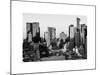 Skyscrapers of Manhattan in Winter at Sunset-Philippe Hugonnard-Mounted Premium Giclee Print