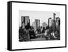 Skyscrapers of Manhattan in Winter at Sunset-Philippe Hugonnard-Framed Stretched Canvas