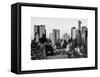 Skyscrapers of Manhattan in Winter at Sunset-Philippe Hugonnard-Framed Stretched Canvas