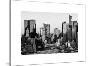 Skyscrapers of Manhattan in Winter at Sunset-Philippe Hugonnard-Stretched Canvas