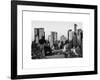 Skyscrapers of Manhattan in Winter at Sunset-Philippe Hugonnard-Framed Art Print