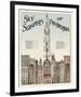 Skyscrapers of Philadelphia, c. 1898-Vintage Reproduction-Framed Giclee Print