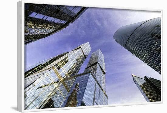 Skyscrapers of the Modern Moscow-City International Business and Finance Development-Gavin Hellier-Framed Photographic Print