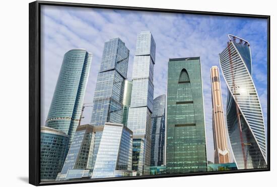 Skyscrapers of the Modern Moscow-City International Business and Finance Development-Gavin Hellier-Framed Photographic Print