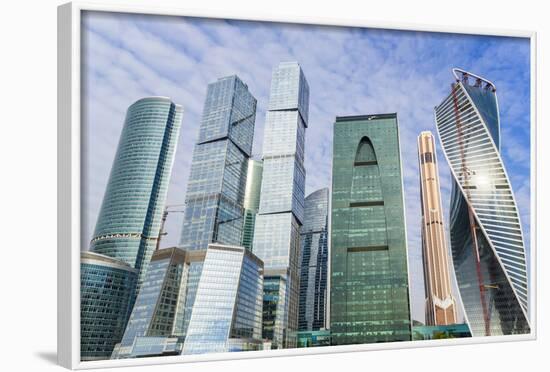 Skyscrapers of the Modern Moscow-City International Business and Finance Development-Gavin Hellier-Framed Photographic Print