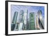 Skyscrapers of the Modern Moscow-City International Business and Finance Development-Gavin Hellier-Framed Photographic Print