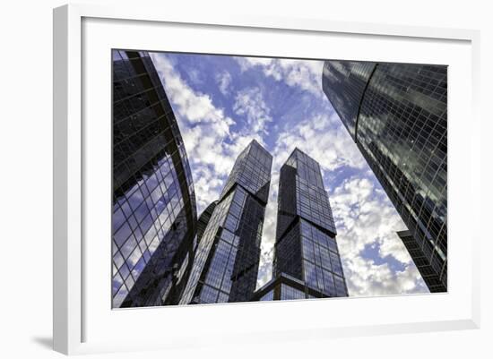 Skyscrapers of the Modern Moscow-City International Business and Finance Development-Gavin Hellier-Framed Photographic Print