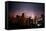 Skyscrapers of Wan Chai at Night, Hong Kong, China, Asia-Andy Brandl-Framed Stretched Canvas