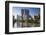 Skyscrapers on Nakanoshima Island, Kita, Osaka, Kansai, Japan-Ian Trower-Framed Photographic Print