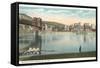 Skyscrapers, Wheeling, West Virginia-null-Framed Stretched Canvas