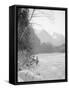 Skyskomish River Fishing, 1906-Asahel Curtis-Framed Stretched Canvas