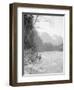 Skyskomish River Fishing, 1906-Asahel Curtis-Framed Premium Giclee Print